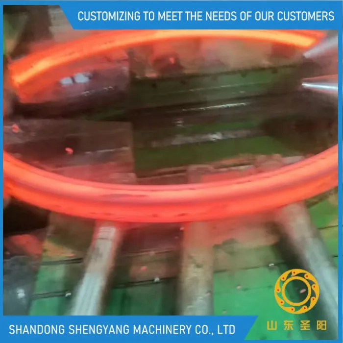 Customized internal rolling special-shaped ring machine